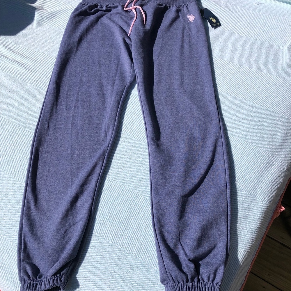 Women’s sweatpants size medium blue / pink